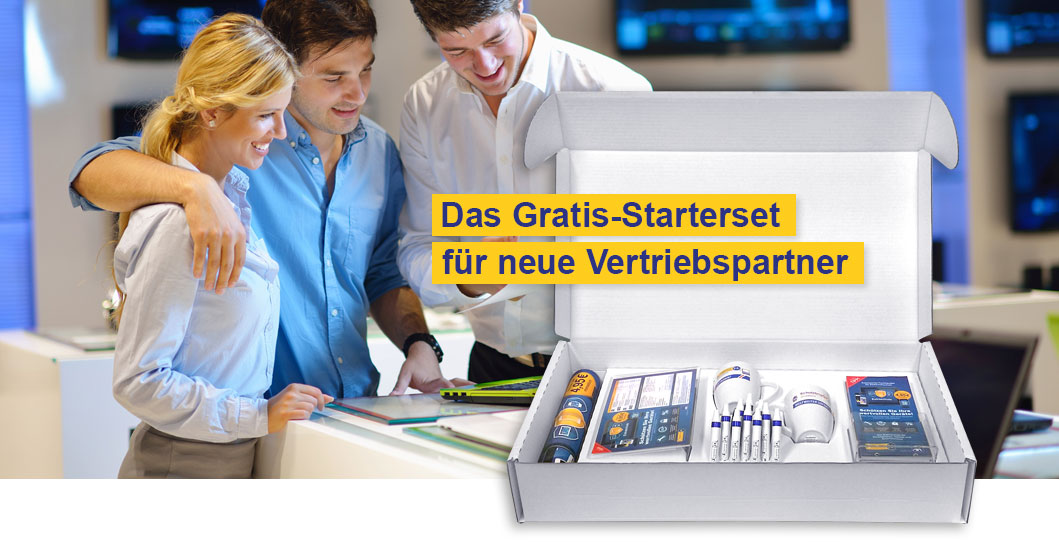 Das Gratis-Starterset für neue Vertriebspartner